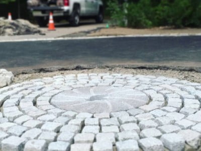 Guildford Paving Contractors Laying Cobblestones in Guildford 